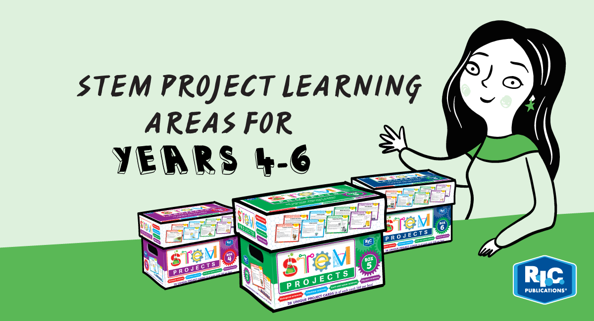 STEM Project Learning Areas for Years 4 - 6
