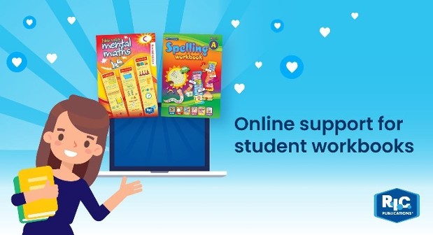 Student workbooks online support