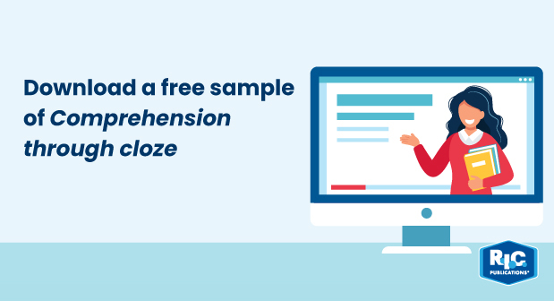 Free Comprehension through cloze sample