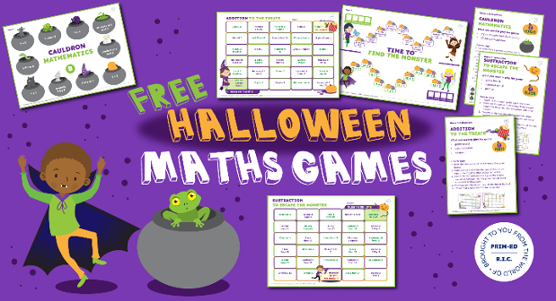 Halloween maths games freebie