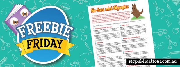 Freebie Friday - Healthy Bones Week plus Mini-Olympic Games activities