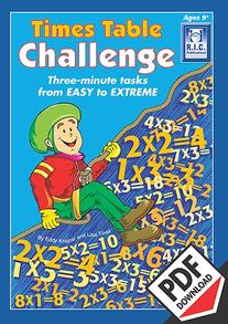 Times Table Challenge – Three-minute tasks from easy to extreme – Ages 9+ ebook