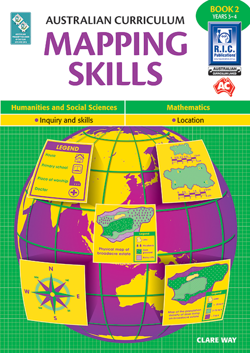 Australian Curriculum Mapping Skills Book 2 Year 3 and Year 4