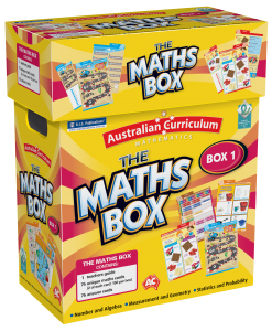 Year 1 The Maths Box Australian Curriculum supplementary resource measurement geometry number algebra statistics and probability