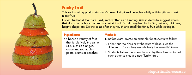 Funky fruit recipie