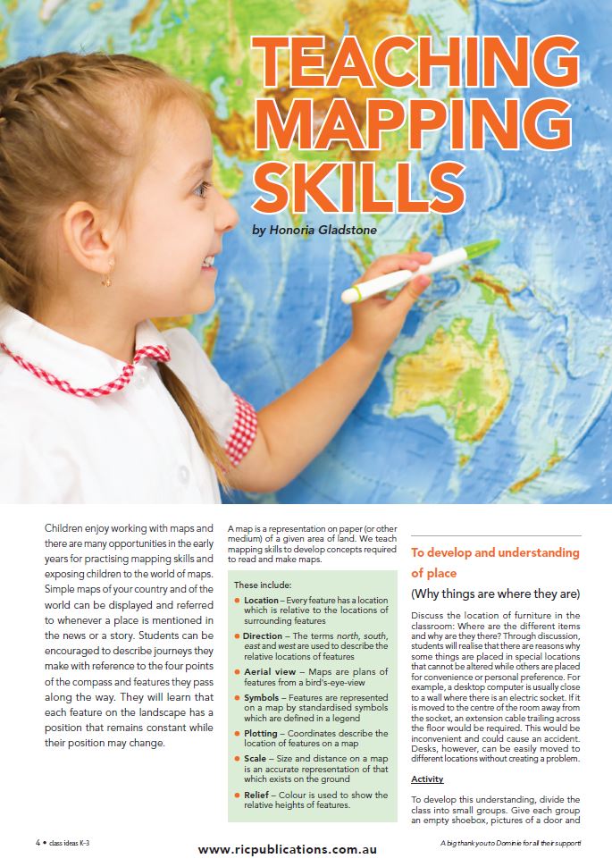 Teaching mapping skills RIC Publications