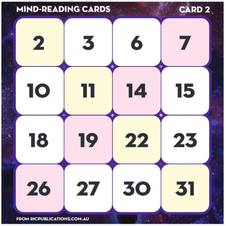 Paul Swan mind-reading card 2